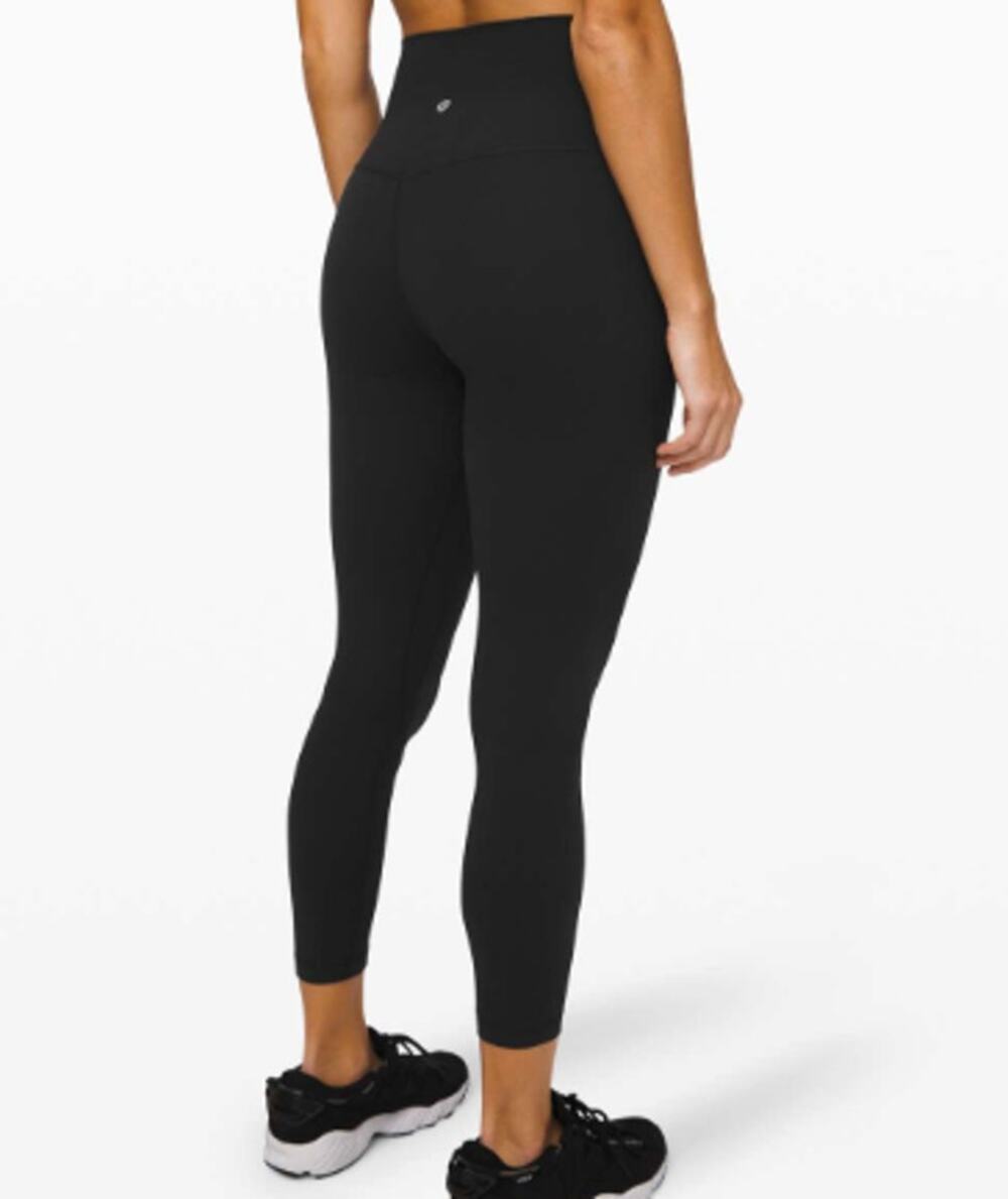Lululemon Align Pant II 25" Black Leggings Women Size 6 High Rise Nulu Yoga